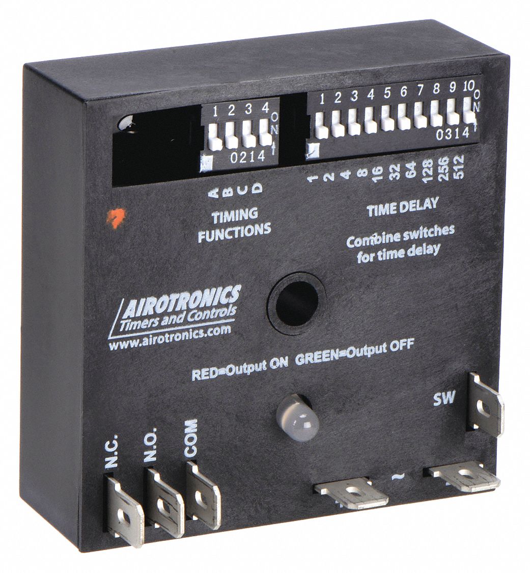 MULTI-FUNCTION ENCAPSULATED TIMING RELAY, SURFACE MOUNTED, 24V DC, 10 A