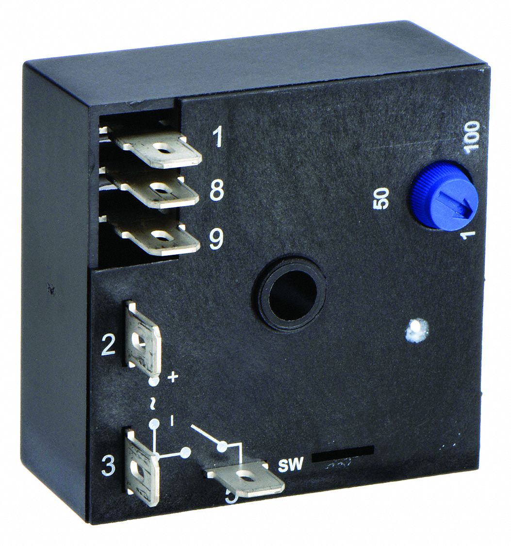 MULTI-FUNCTION ENCAPSULATED TIMING RELAY, SURFACE RELAY MOUNTING, 12V DC