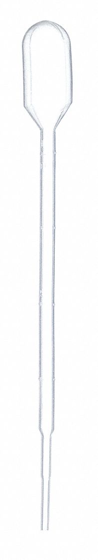 Transfer Pipette: 3 mL Capacity, Non-Sterile, Std Transfer Pipette, LDPE, 500