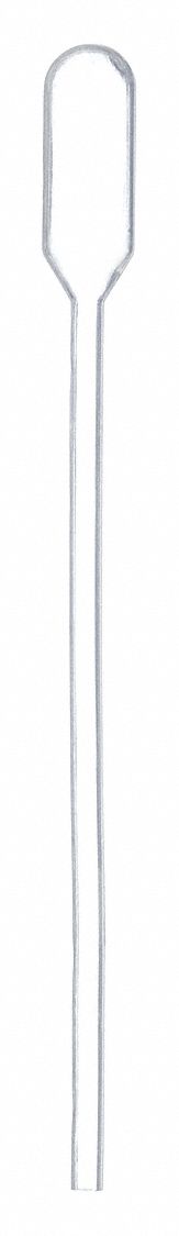 Transfer Pipette: 1.5 mL Capacity, Non-Sterile, Std Transfer Pipette, LDPE, 500