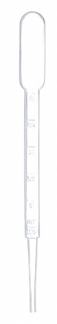 Transfer Pipette: 3 mL Capacity, Non-Sterile, Std Transfer Pipette, LDPE, 500