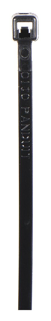 CABLE TIE, 8 IN L, 2 IN MAX BUNDLE, 0.1 IN W, OUTDOOR USE, 100 PK