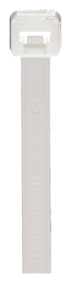 SERRE-CÂBLES, 8 PO LO, FAISCEAU MAX. 2 PO, 0,19 PO LA, NATUREL, PQ DE 000