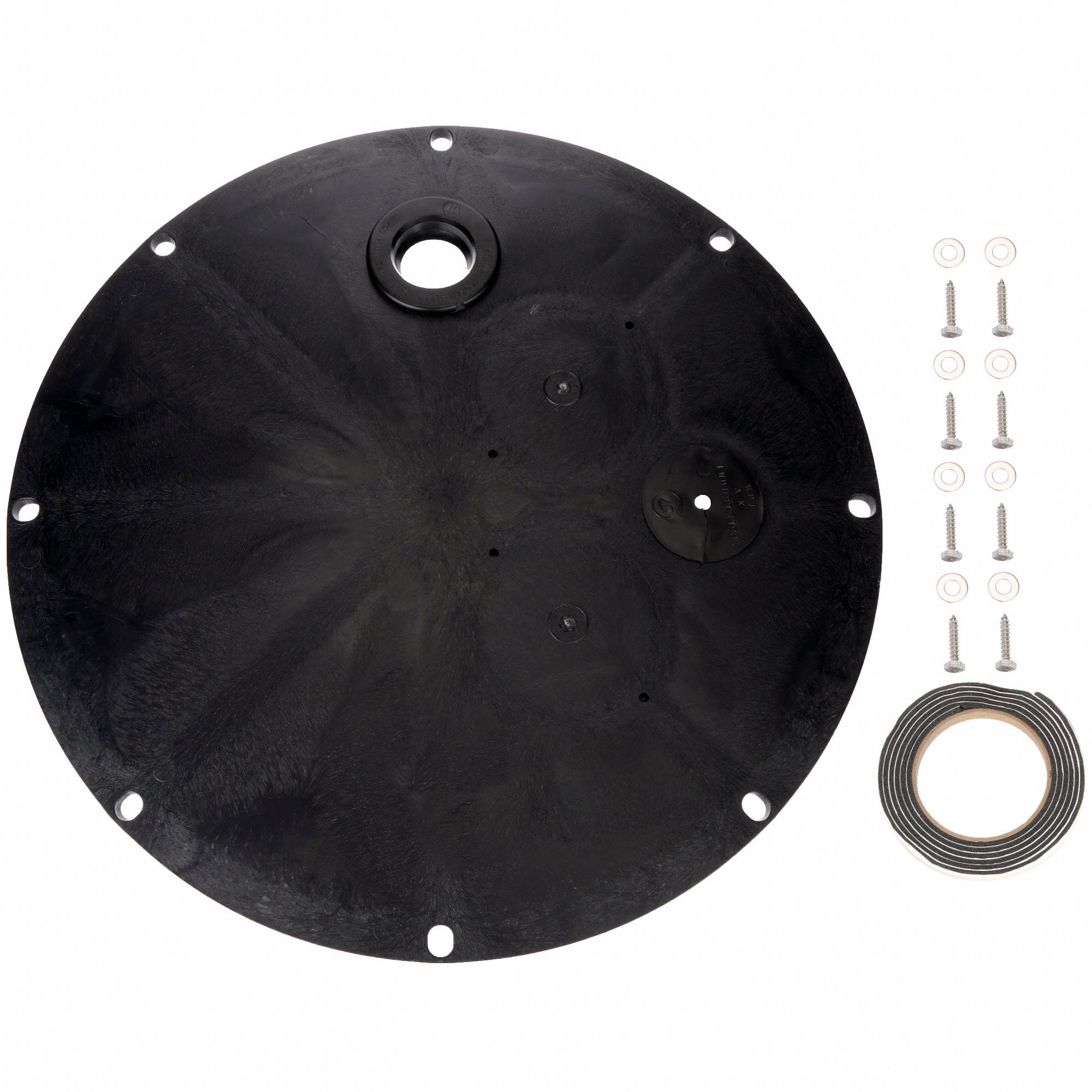 LITTLE GIANT Sump Basin Cover Polyethylene, 20 1/2 in Dia, 2 in