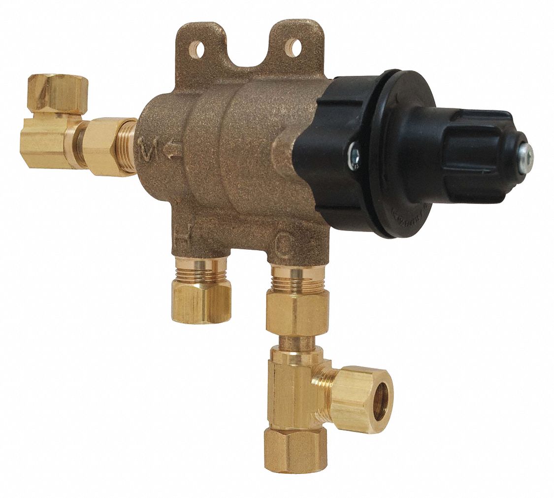 CHICAGO FAUCETS, 3/8 in Inlet Connection Size, Compression x