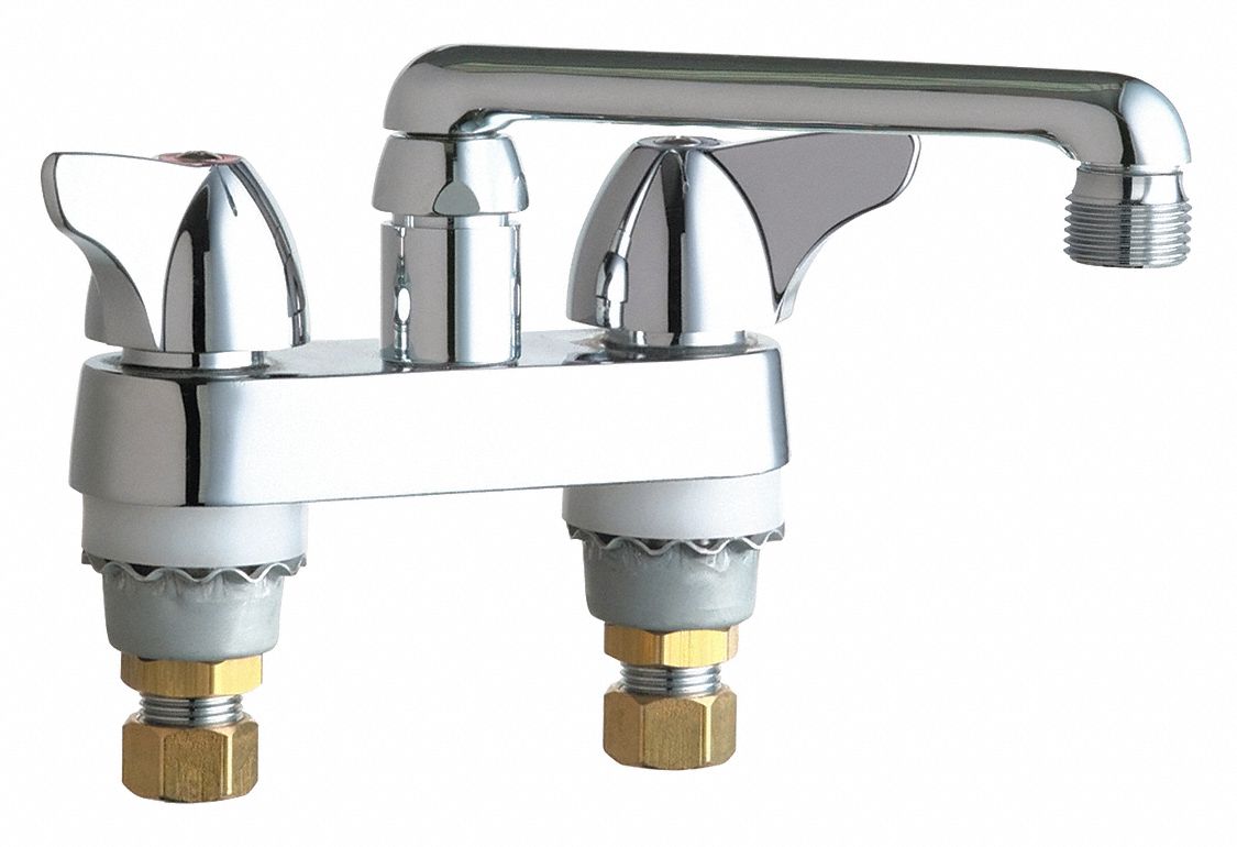 12 gpm Flow Rate, Hot And Cold Water Sink Faucet - 21FF49|1891-E2CP ...