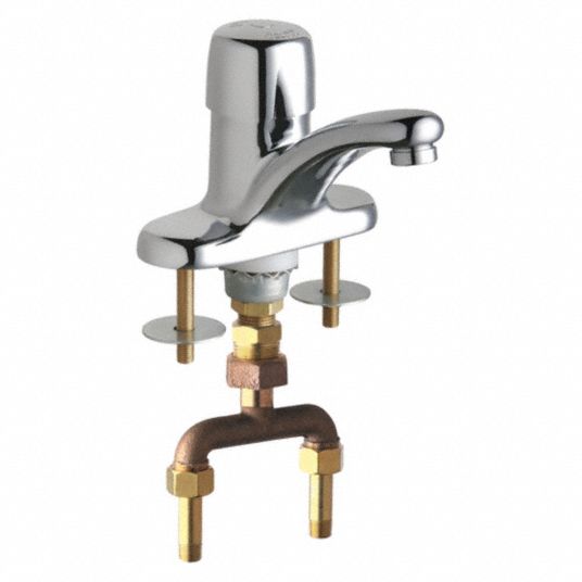CHICAGO FAUCETS Single Supply Metering Sink Faucet 21FM573400TABCP