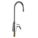 GOOSENECK KITCHEN FAUCET: CHICAGO FAUCETS, 350, CHROME FINISH, 2.2 GPM FLOW RATE