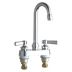 Gooseneck-Spout Dual-Lever-Handle Two-Hole Centerset Deck-Mount Multipurpose Faucets