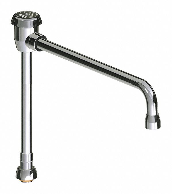 Spout: Spout, Gooseneck, Swivel Spout, Brass, Polished Chrome, Laminar, UNEF