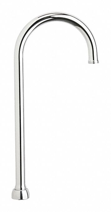 Spout: Spout, Gooseneck, Swivel Spout, Brass, Polished Chrome, Laminar, UNEF