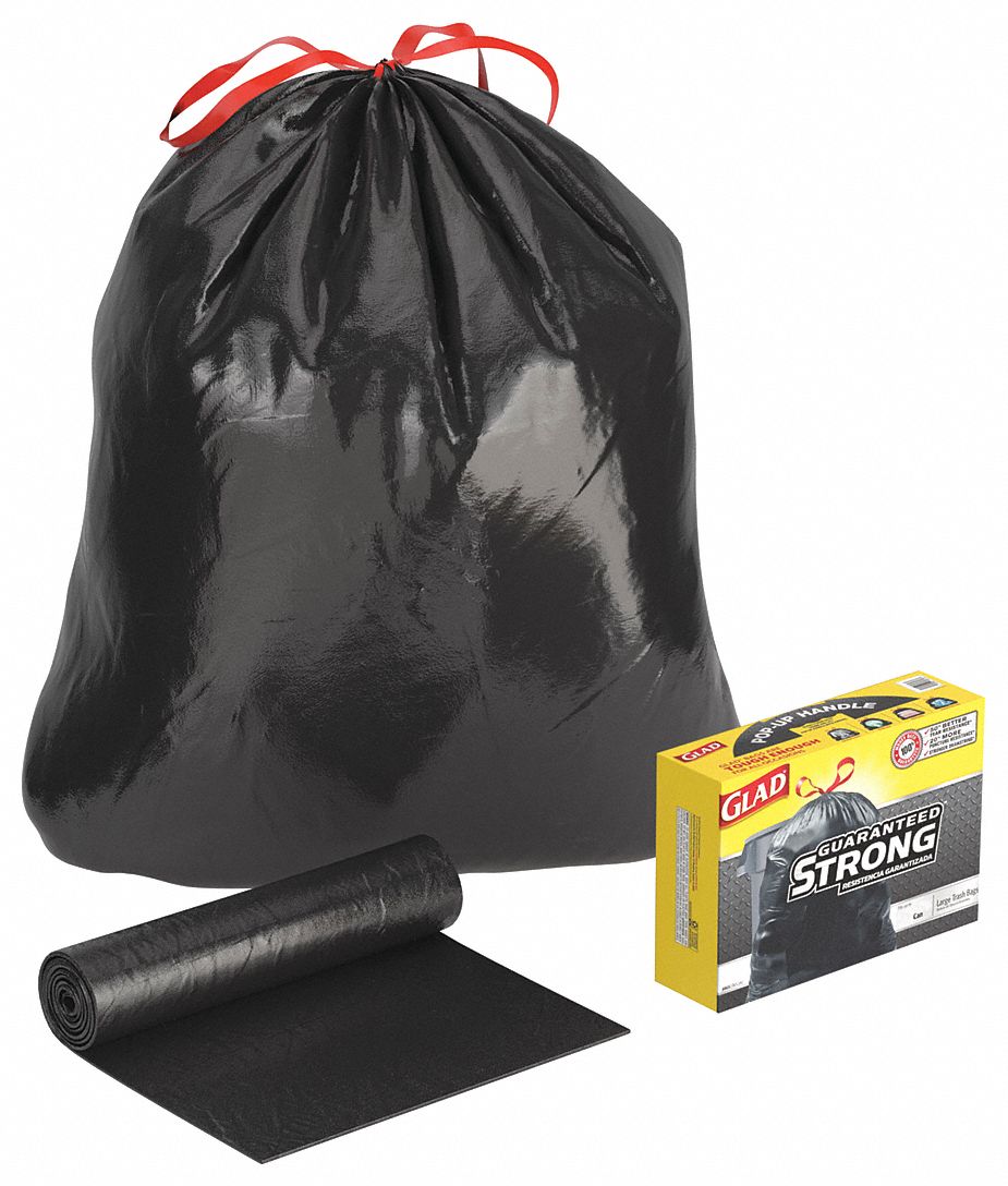 TRASH BAGS,30 GAL.,1.05 MIL,PK90