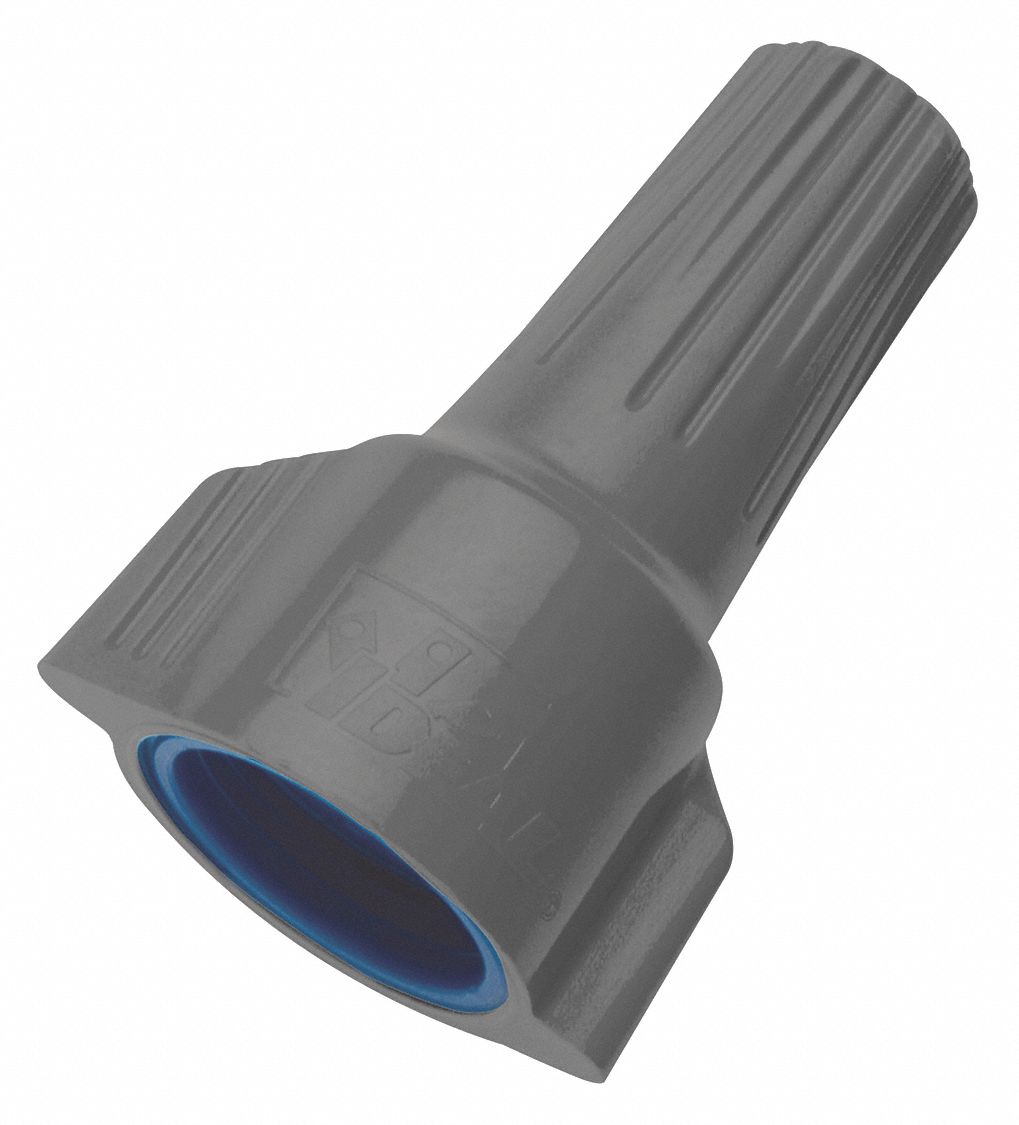 IDEAL, Blue/Gray, 16 AWG 6 AWG TwistOn Wire Size Ranges, Twist On