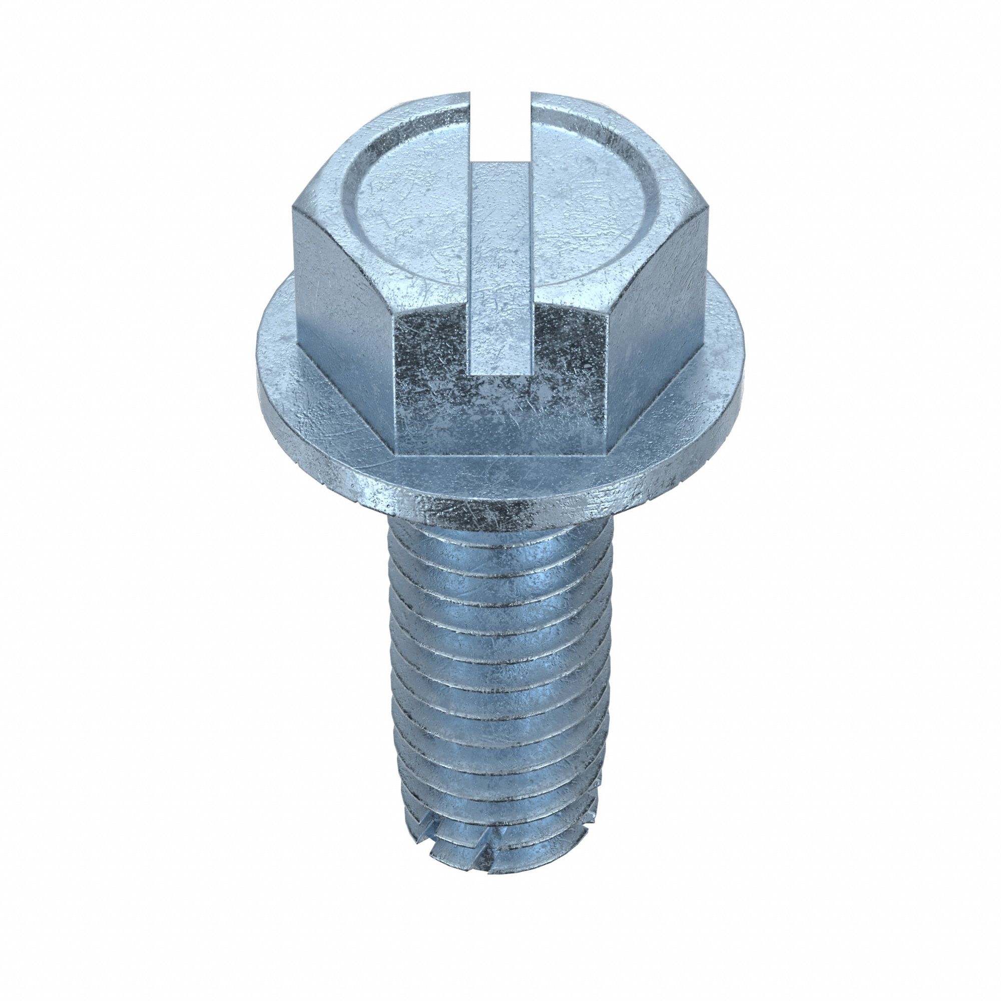 100 Pack – 3/8-16 X 1 Inch Hex Washer Head Thread Cutting Screws, Zinc Plated Steel