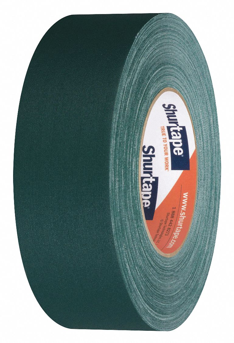 RUBAN ADHÉSIF GAFFER, VRT, 1-7/8PO X 54VG, 10,75MIL, DOS EN TISSU RECOUVERT DE VINYLE, ADHÉSIF CAOUTCHOUC