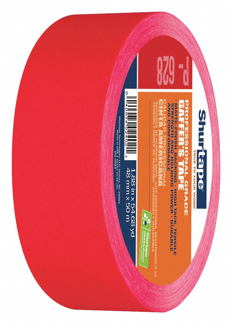 SHURTAPE ResidueFree Gaffer's Tape, Tape Brand Shurtape, Series P 628