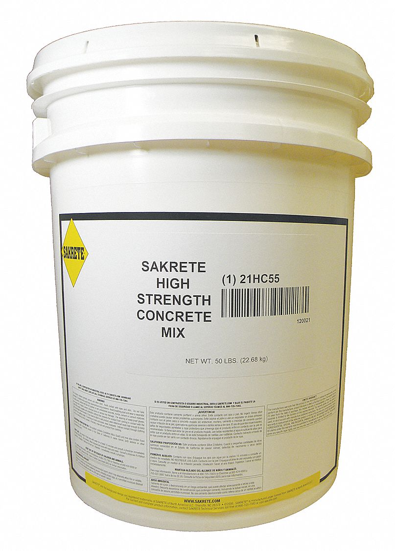 21HC55 - High Strength Concrete Mix Pail 50 lb.