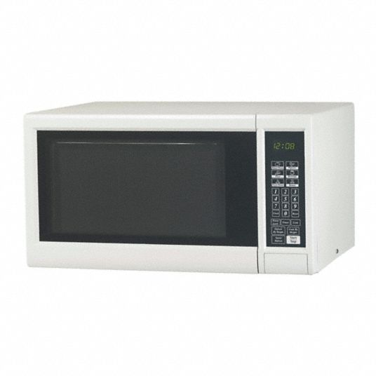 white microwave digital