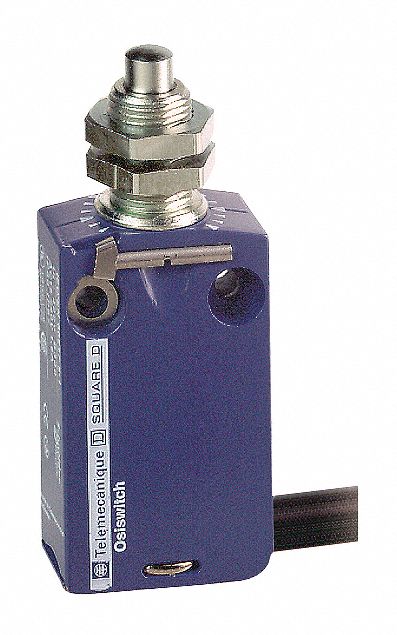 Limit Switch: Plunger Actuator, Non-Metallic, Plunger, 8.5 N Op Force - Max