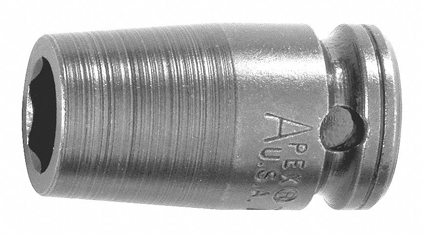 IMPACT SOCKET, 1/4IN DR, 1/2IN, 6PT