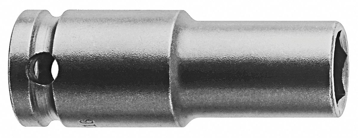 IMPACT SOCKET, 3/8IN DR, 1/2IN, 6PT