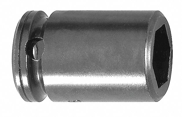 DOUILLE P/ CARRÉ ENTRAÎN,6 PANS,NR,DOUILLE DE 1/2 PO,7/16 X 15/32 PO,AC DE QUAL SUPE