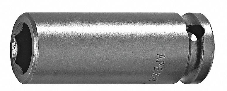 IMPACT SOCKET, 1/4IN DR, 1/4IN, 6PT
