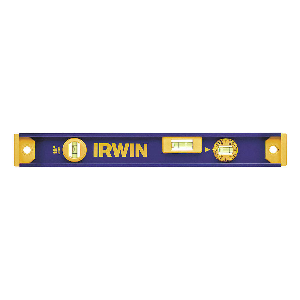 1800989 45cm Blue IRWIN Tools 1050 Series I-beam Magnetic Level 18-inch 