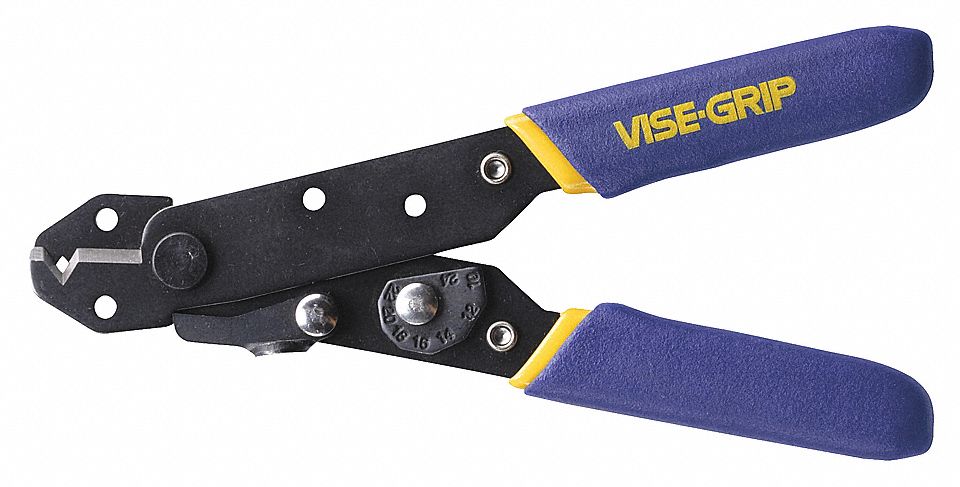 WIRE STRIPPER/CUTTER, 5 IN, 5 IN OVERALL L, CUT, LESS THAN 6 IN, 2078305