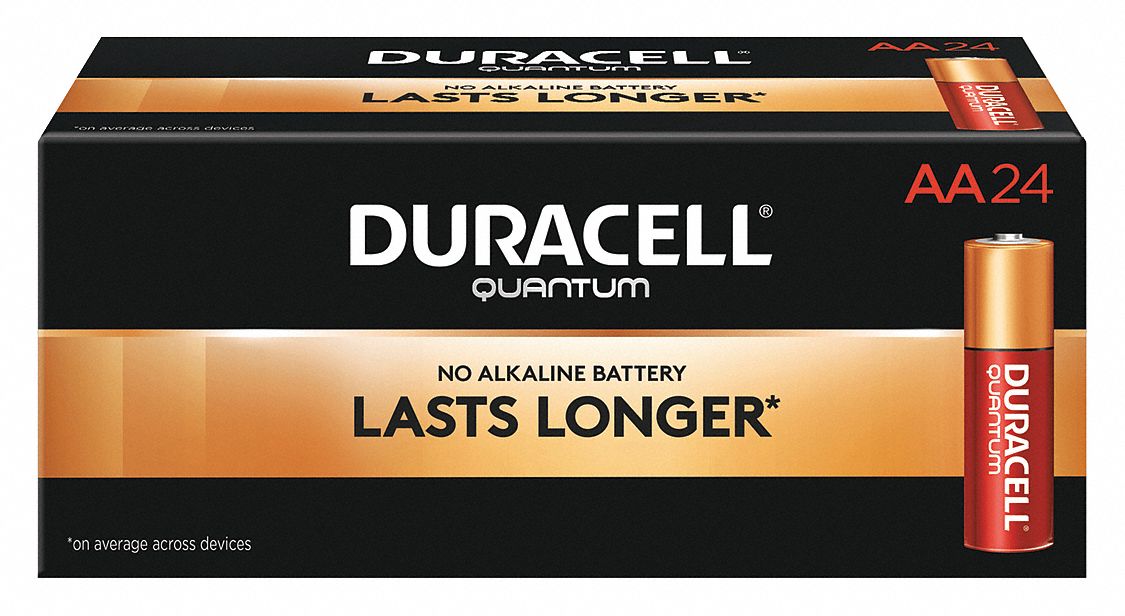 DURACELL Quantum, AA Battery, Alkaline, High Performance, 1.5V DC, PK
