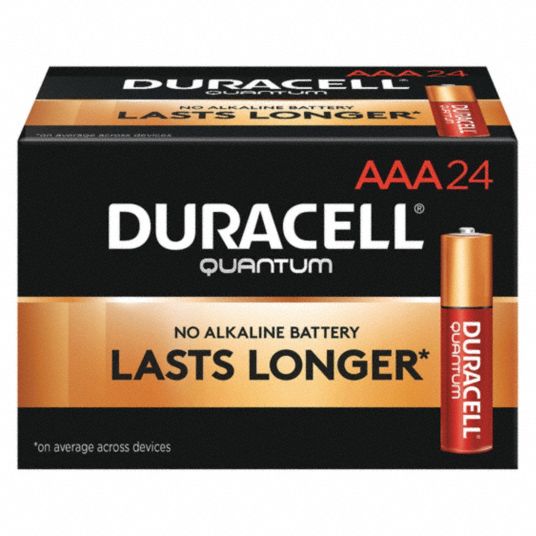 DURACELL Quantum, AAA Battery, Alkaline, High Performance, 1.5V DC, PK