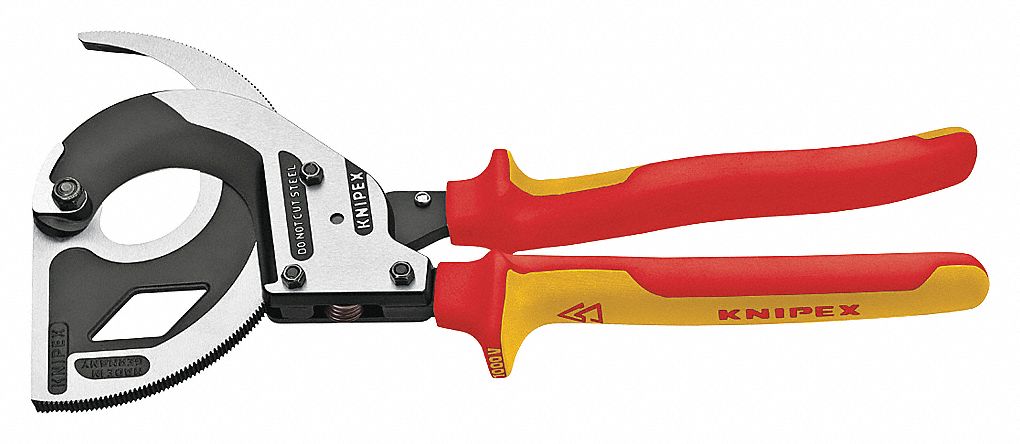 HIGH LEVERAGE INSULATED CABLE CUTTER, MULTI-COMPONENT HANDLE, SHEAR, 12 1/2 IN OVERALL L
