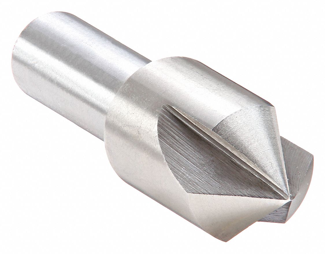 COUNTERSINK, ¾ IN BODY DIA, ½ IN SHANK DIA, BRIGHT/UNCOATED FINISH, FRACTIONAL INCH