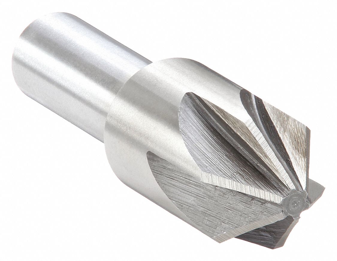 COUNTERSINK, ⅞ IN BODY DIA, ½ IN SHANK DIA, BRIGHT/UNCOATED FINISH, FRACTIONAL INCH