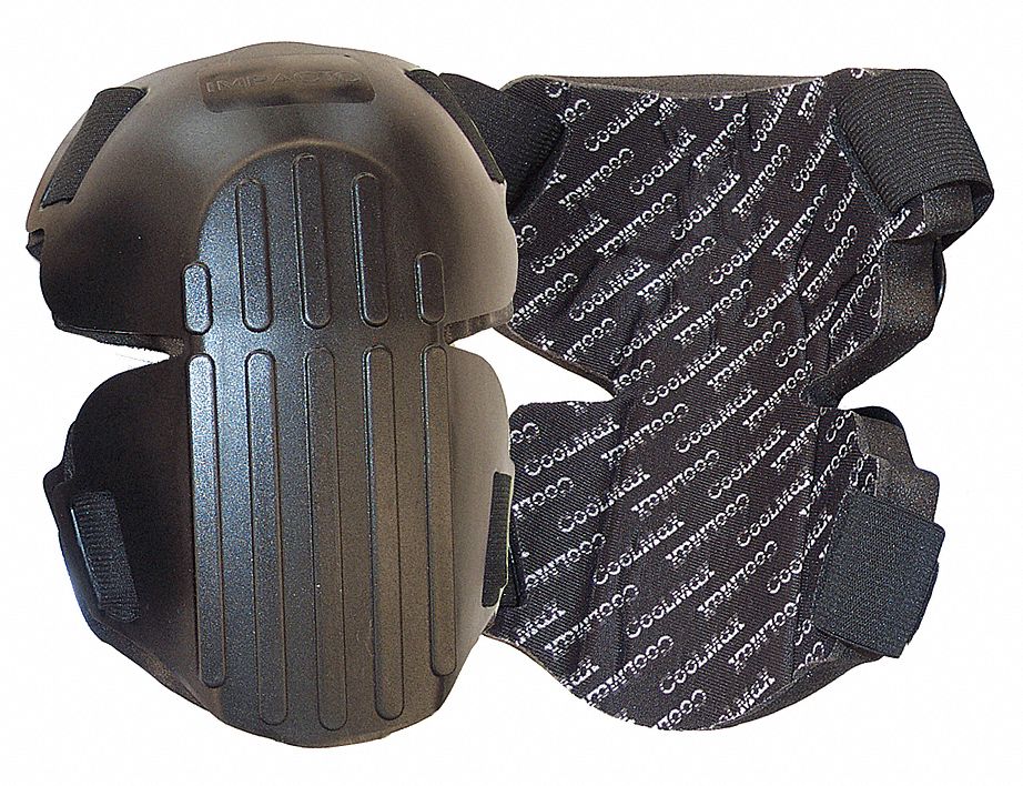 IMPACTO, Hard Shell, 2 Straps, Knee Pads 21NN2882500000001 Grainger
