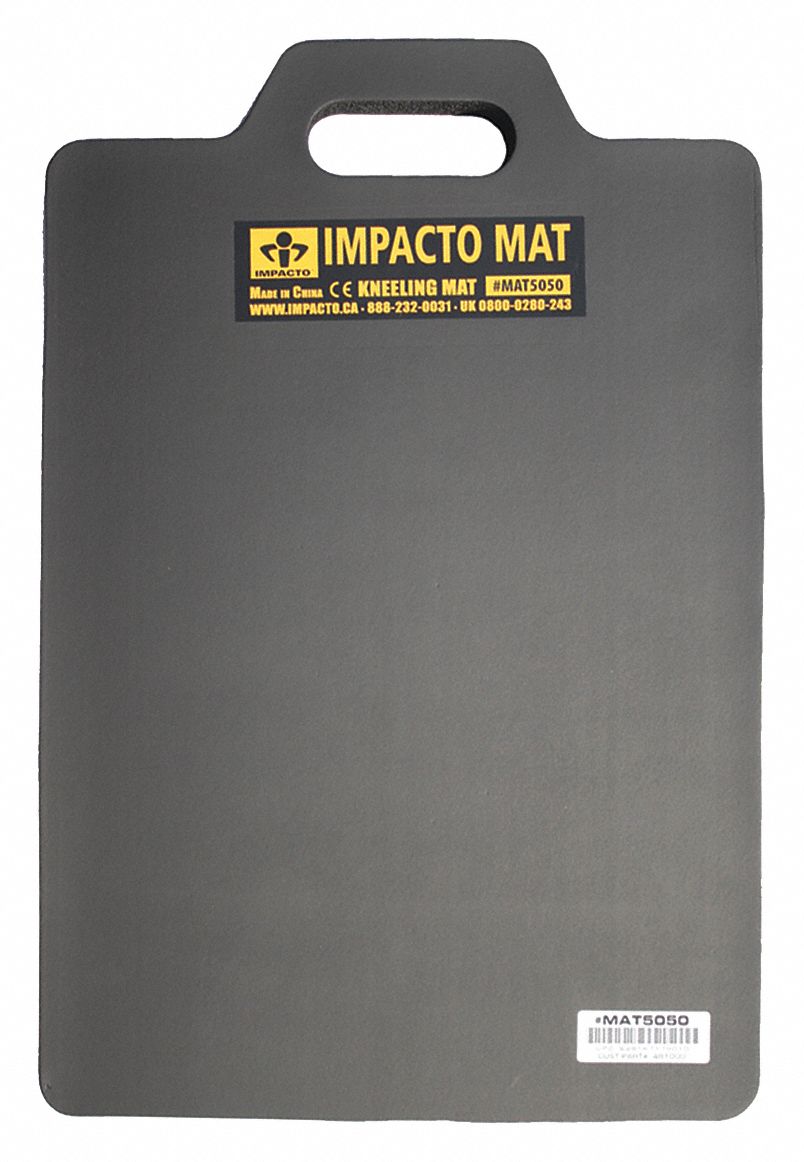 IMPACTO, 21 in Lg, 14 in Wd, Kneeling Mat 21NN38MAT5050 Grainger