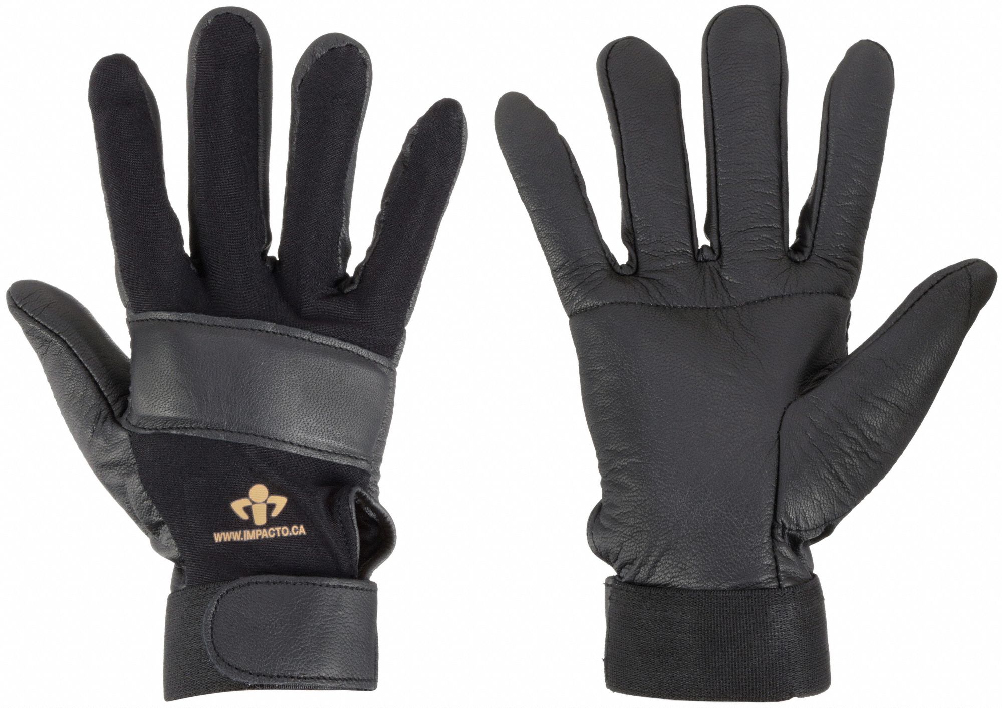 Anti-Vibration Gloves, Leather,