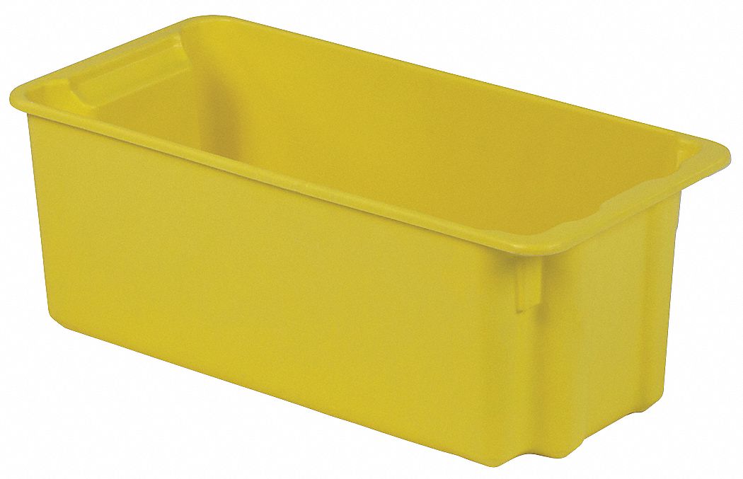 21P628 - D5451 Stack and Nest Bin 24-1/8 In L Yellow