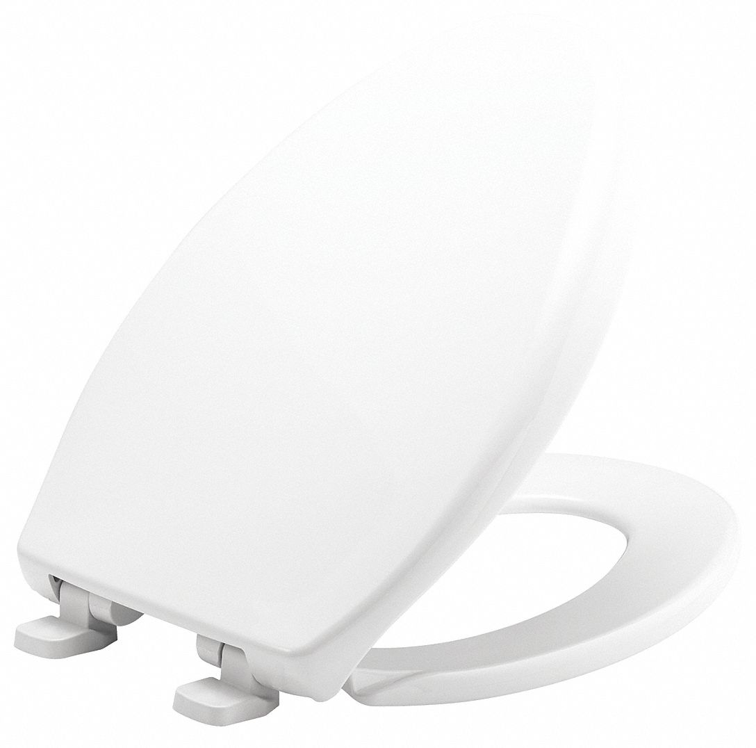 white oval toilet seat