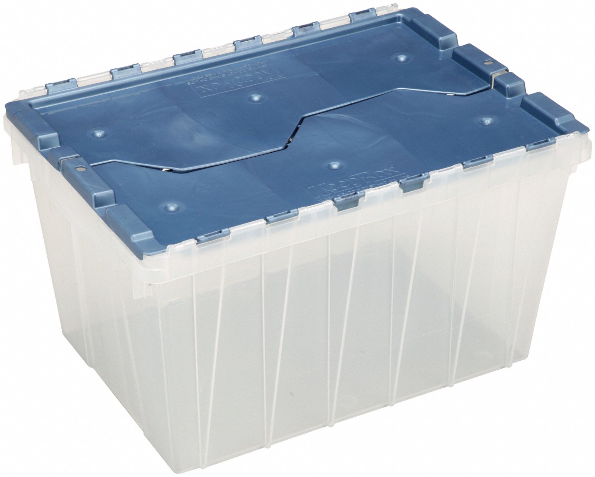 AKROMILS Attached Lid Container 15 in Outside Wd, 12 1/2 in Outside