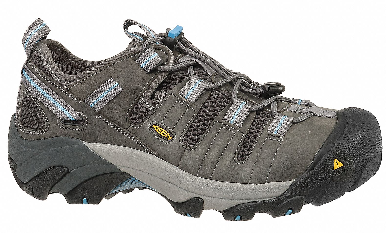 KEEN Low Height Women's Athletic Work Shoes, Steel Toe Type, Gray, Size ...