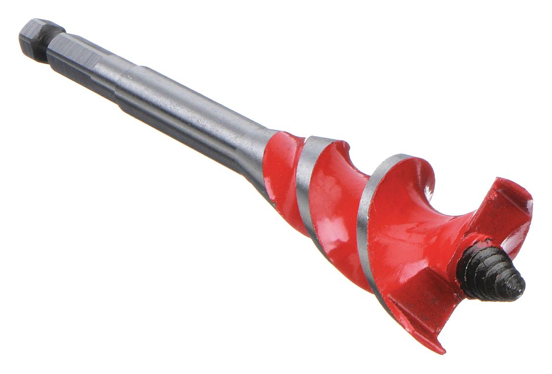 WOOD DRILL BIT, 1-PC SET, 3/4 IN BIT SIZE, 6 1/2 IN LENGTH, SPEEDFEED