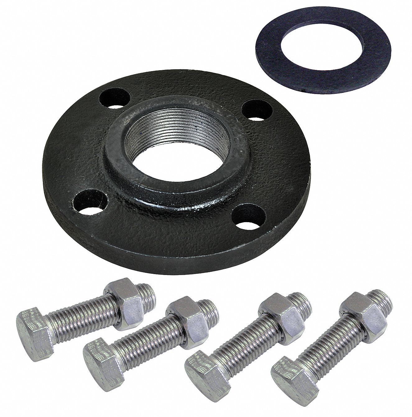 DAYTON Booster Pump Flange Kit: Non-Potable, 1 1/4 in Pipe Size