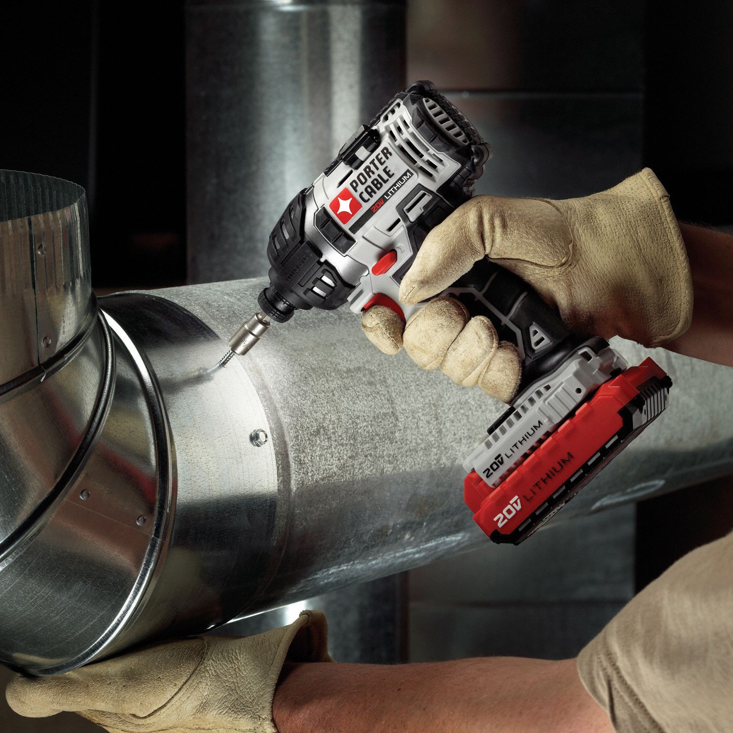 PORTER CABLE Impact Driver Kit 1,450 inlb Max. Torque, 2,900 RPM Free