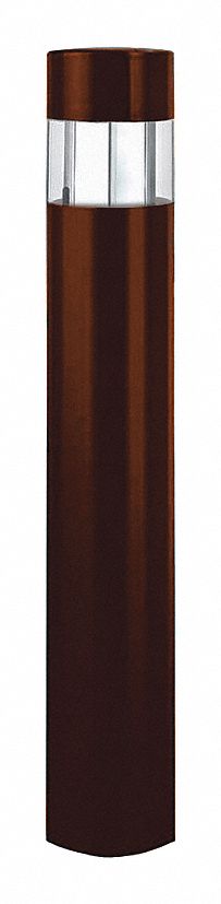 LED BOLLARD, 42 IN H, 1,955 LUMENS, 41W, 120/277V AC, FLAT, BRONZE, 5,000 K COLOUR TEMP