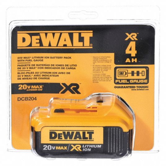 Battery DEWALT 20V MAX Li ion 1 Batteries Included 4 Ah 20V MAX XR 1 Battery