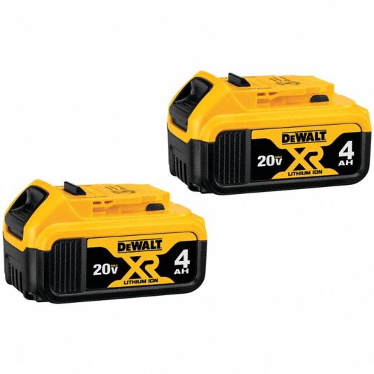 DEWALT 20V MAX Battery 21RV48 DCB204 2 Grainger