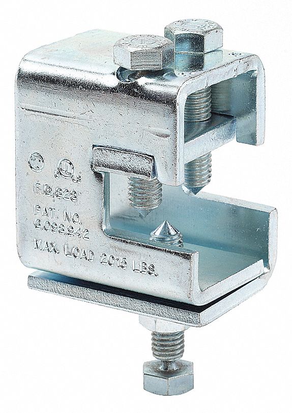 Universal Swivel Brace Attachment: Steel, 3 in Lg, 2 3/8 in Wd