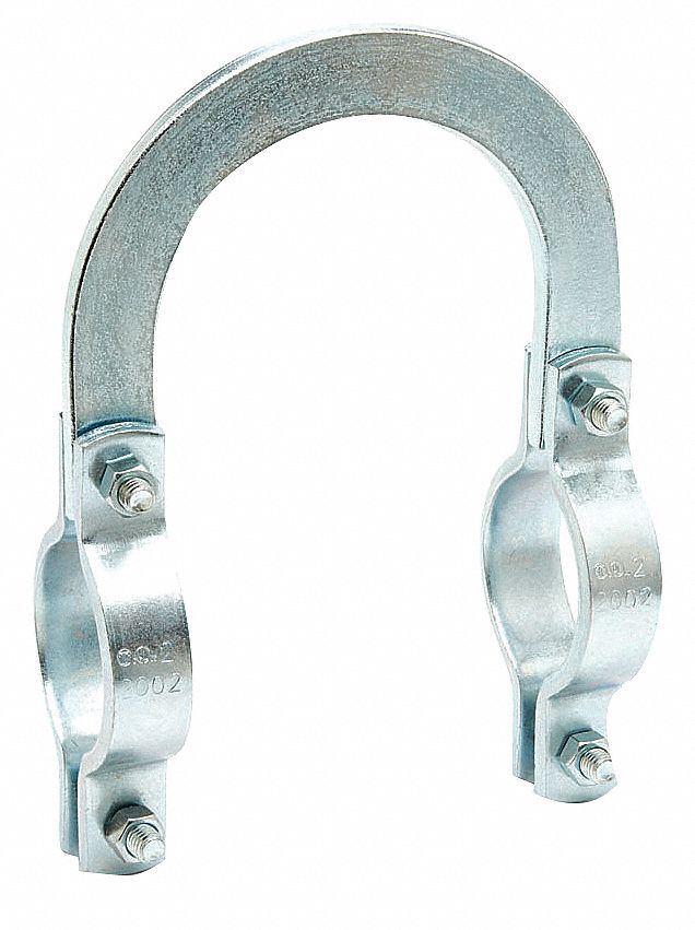 Sway Brace Attachment: Steel, 1 1/2 in Ht, 10 5/8 in Lg, 2 17/64 in Wd