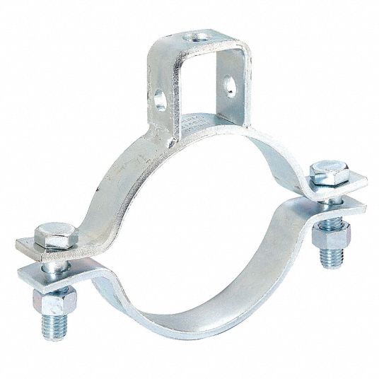 Carbon Steel, 4 in, Sway Brace Pipe Clamp - 21RX54|4 B - Grainger